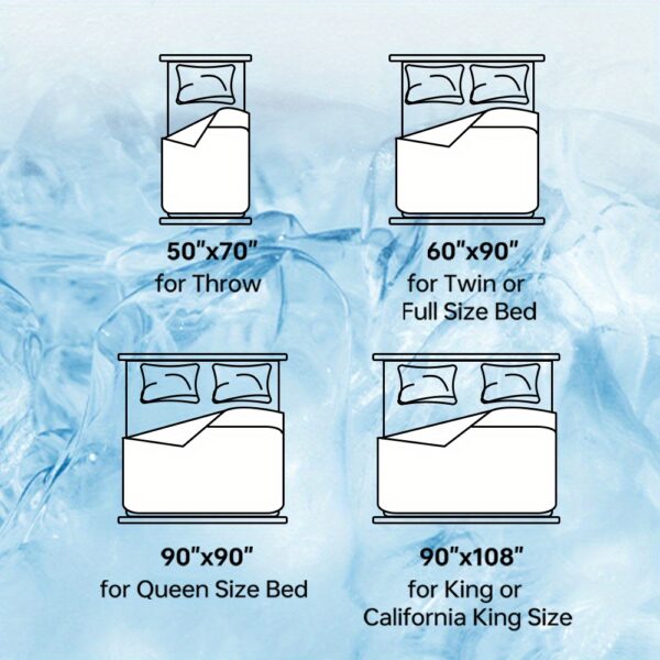 cooling blankets for hot sleepers summer blanket thin lightweight breathable soft double side enhanced blanket for bed couch sofa, keep cool for night sweats