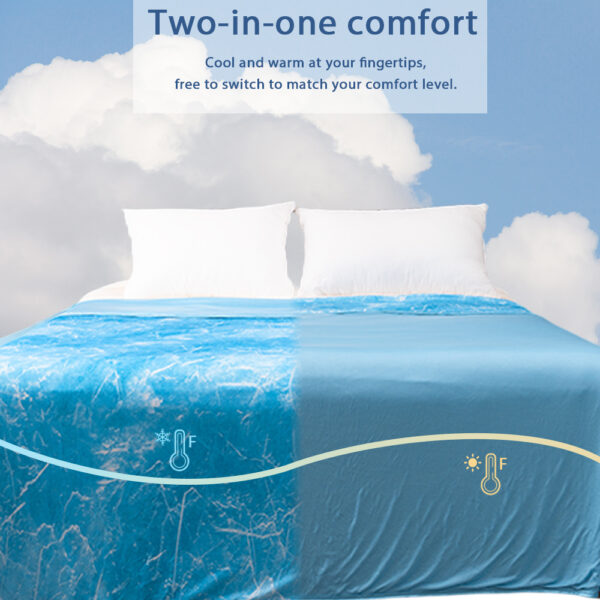 cooling blankets for hot sleepers summer blanket thin lightweight breathable soft double side enhanced blanket for bed couch sofa, keep cool for night sweats