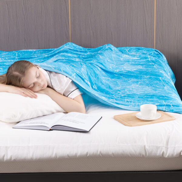 cooling blankets for hot sleepers summer blanket thin lightweight breathable soft double side enhanced blanket for bed couch sofa, keep cool for night sweats